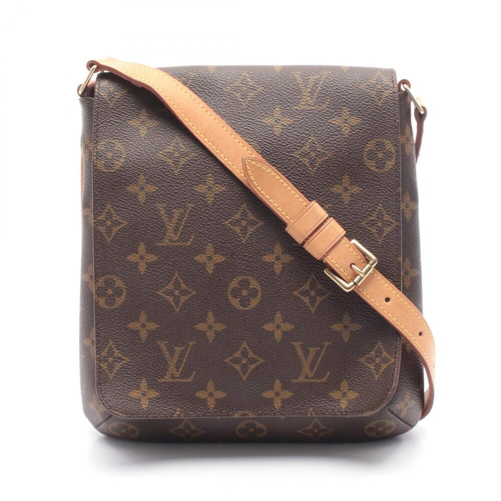 Louis Vuitton Musette Salsa Short Strap Shoulder Bag Canvas Leather Monogram